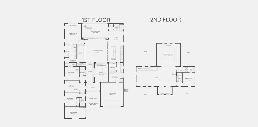 Планировка таунхауса «371SQM MADEIRA» 4 спальни в ЖК BRIDGEWATER
