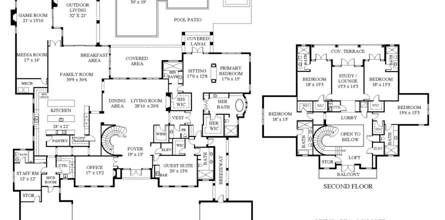 House in Jupiter, Florida 7 bedrooms, 795.71 sq.m. № 1129102