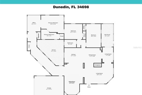 Villa ou maison à vendre à Dunedin, Floride: 3 chambres, 214.33 m2 № 1349881 - photo 5