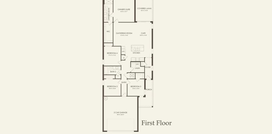 Townhouse floor plan «147SQM DANIEL», 4 bedrooms in ISLES AT BAYVIEW