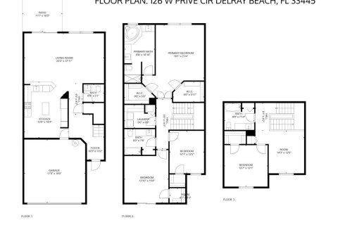 Adosado en venta en Delray Beach, Florida, 4 dormitorios, 236.44 m2 № 1182421 - foto 1