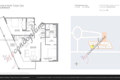 Condominio en venta en Sunrise, Florida, 2 dormitorios, 90.77 m2 № 1206086 - foto 24