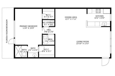 House in Delray Beach, Florida 1 bedroom, 104.24 sq.m. № 1145946 - photo 7