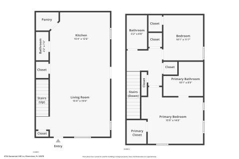 Townhouse in MAGNOLIA PARK in Riverview, Florida 2 bedrooms, 122.63 sq.m. № 1390312 - photo 3