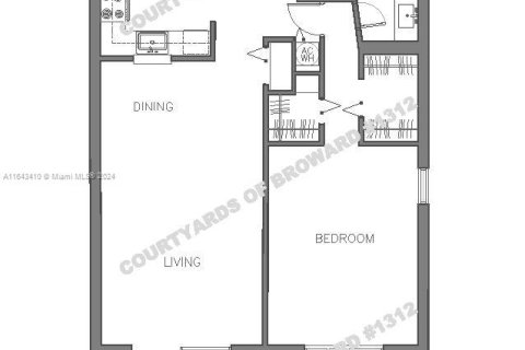 Condo in North Lauderdale, Florida, 1 bedroom  № 1332710 - photo 2