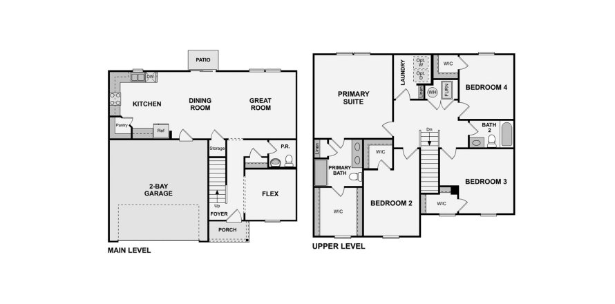 Townhouse floor plan «187SQM ESSEX», 4 bedrooms in SAWMILL COURT