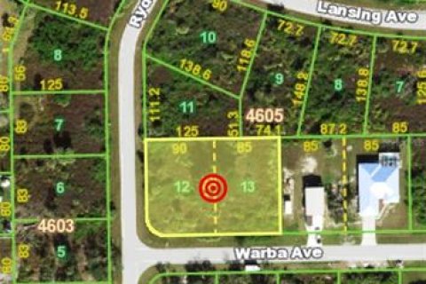 Terreno en venta en Port Charlotte, Florida № 1253450 - foto 2