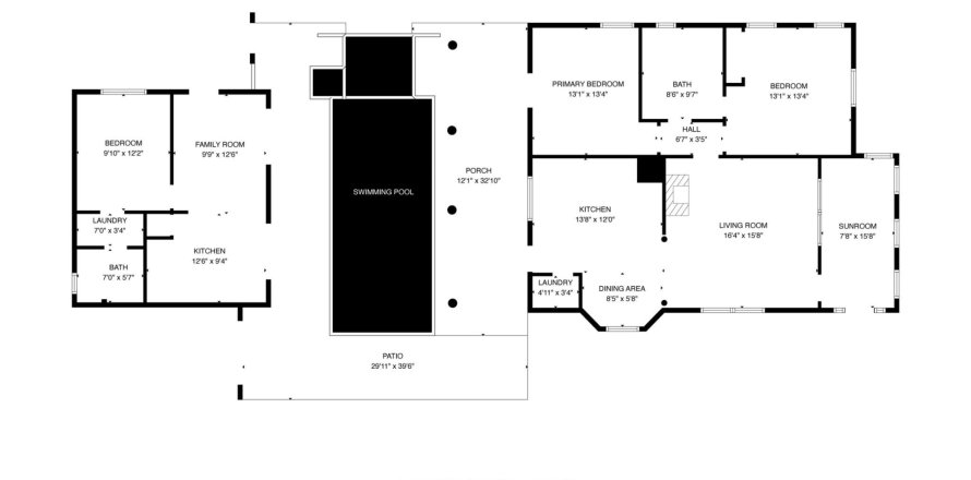 House in West Palm Beach, Florida 3 bedrooms, 156.17 sq.m. № 935316