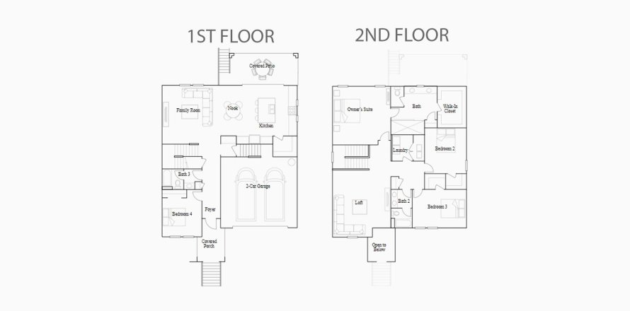 House floor plan «266SQM OHIO», 4 bedrooms in SOUTHPORT
