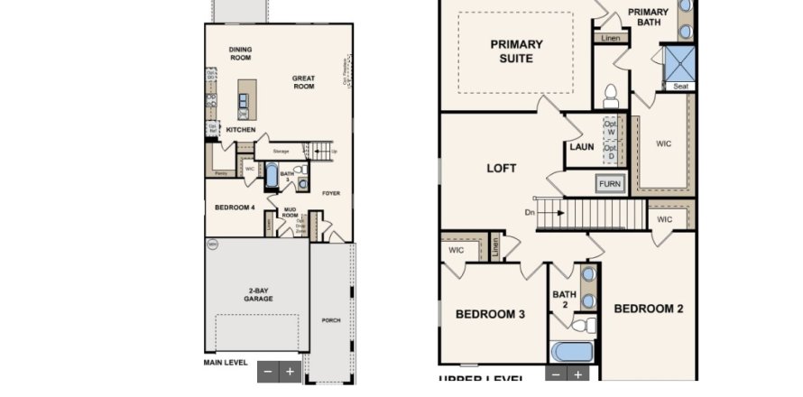 House floor plan «House», 4 bedrooms in Single-Family Homes at Concourse Crossing