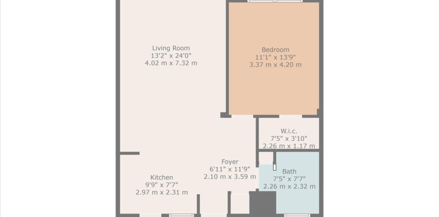 Condo à Pompano Beach, Floride, 1 chambre  № 1145983