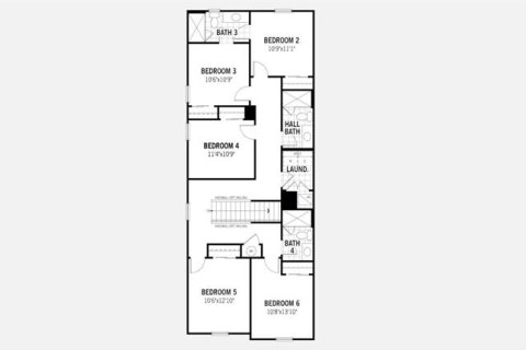 Купить таунхаус в Киссимми, Флорида 10 комнат, 216.83м2, № 1403207 - фото 3