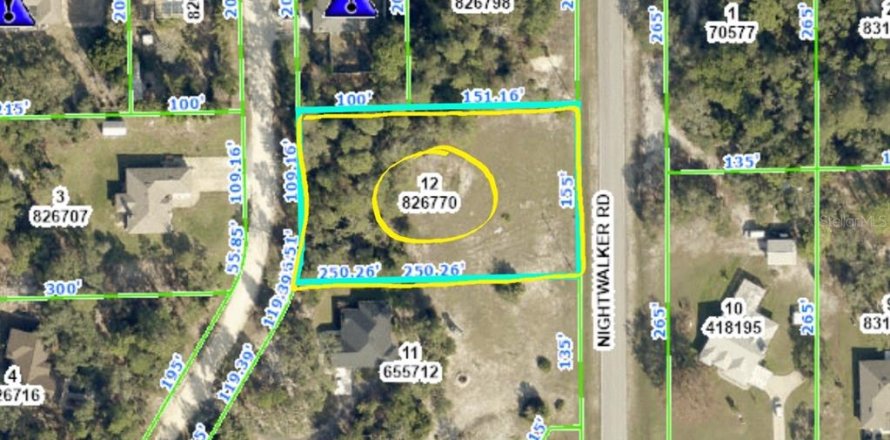 Land in Weeki Wachee, Florida № 1303542