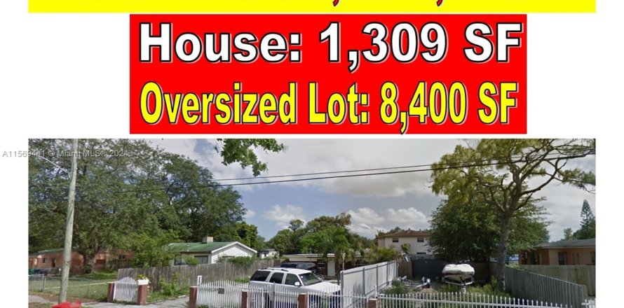 House in Miami, Florida 4 bedrooms, 121.61 sq.m. № 1119382