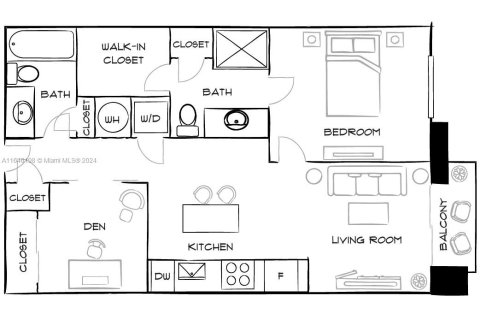 Apartment in Fort Lauderdale, Florida 1 bedroom, 93.18 sq.m. № 1329002 - photo 27