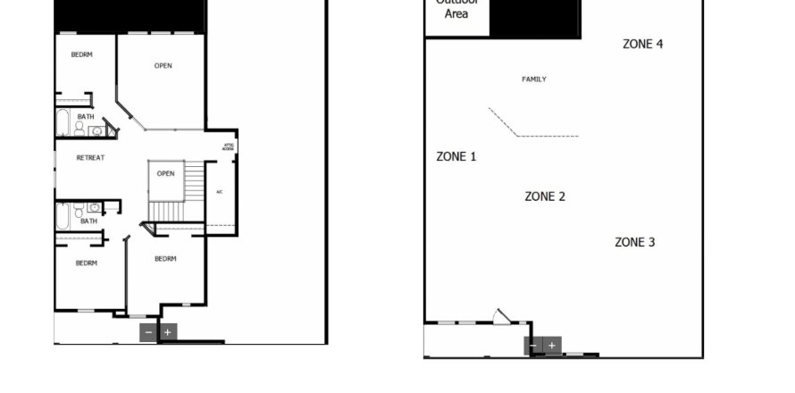 House floor plan «House», 5 bedrooms in Middlebourne 60'