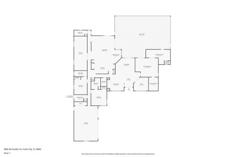 Купить виллу или дом в Палм Сити, Флорида 5 спален, 369.94м2, № 1185370 - фото 1