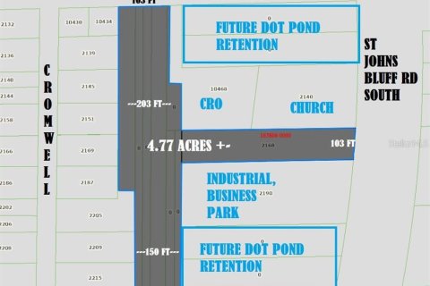 Terreno en venta en Jacksonville, Florida № 1243453 - foto 7