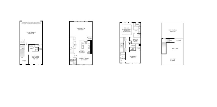 Townhouse in Terraces at San Marco in Jacksonville, Florida 3 bedrooms, 171 sq.m. № 503877